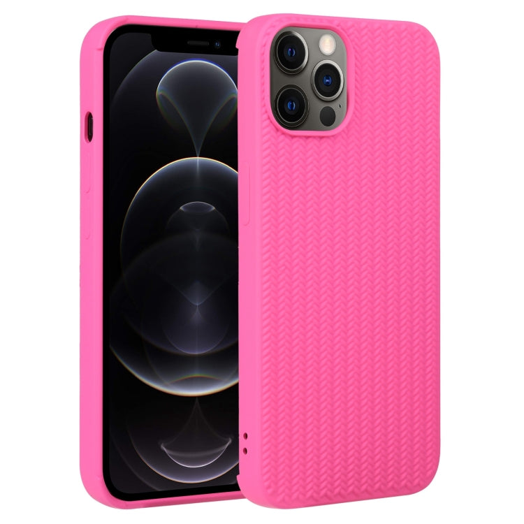 Custodia in silicone intrecciato per iPhone 12 Pro