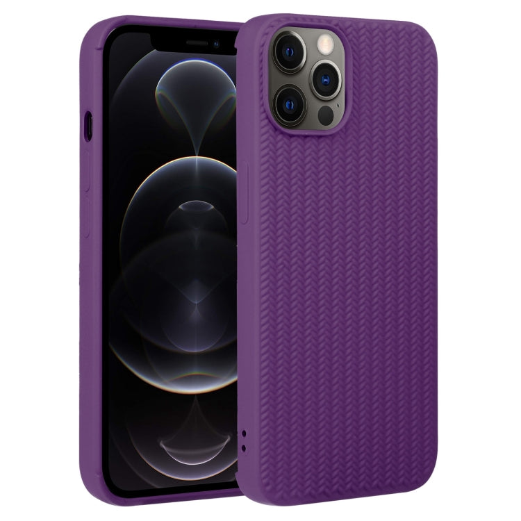 Custodia in silicone intrecciato per iPhone 12 Pro