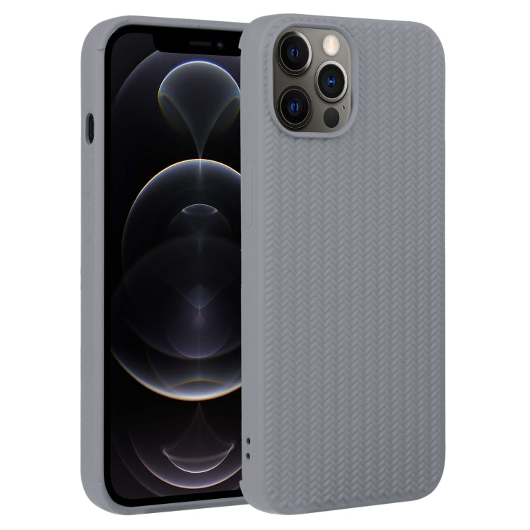 Custodia in silicone intrecciato per iPhone 12 Pro