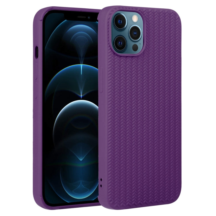 Custodia in silicone intrecciato per iPhone 12 Pro