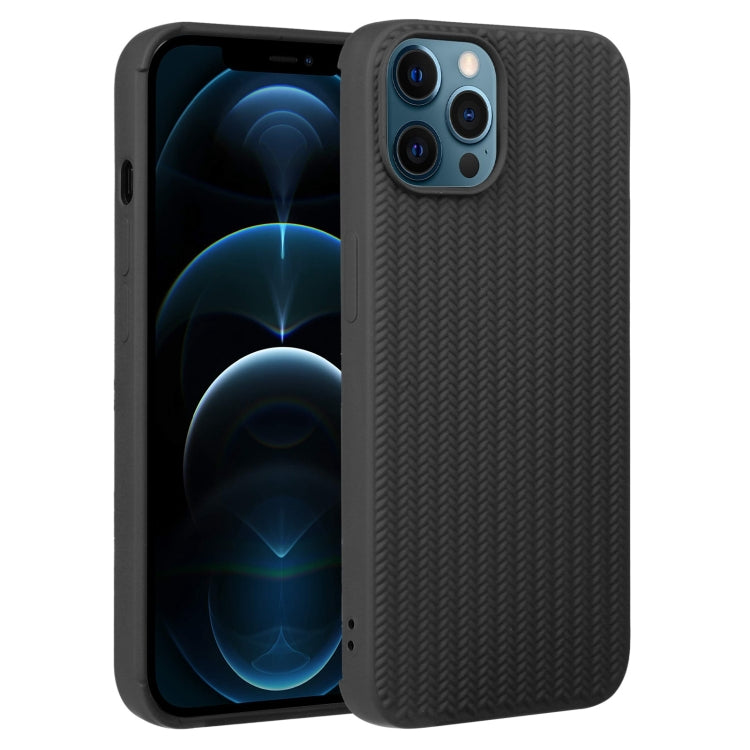 Custodia in silicone intrecciato per iPhone 12 Pro