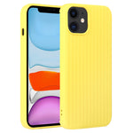 Custodia in silicone con trama intrecciata per iPhone 11
