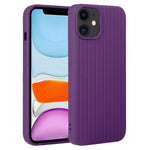 Custodia in silicone con trama intrecciata per iPhone 11