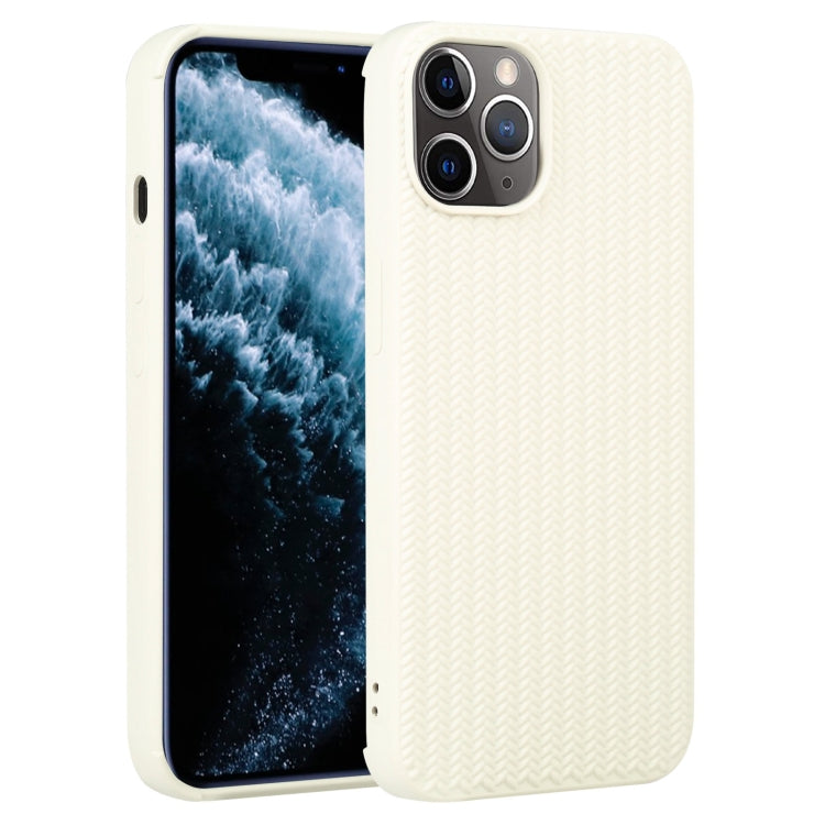 Custodia in silicone con trama intrecciata per iPhone 11