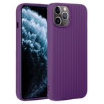 Custodia in silicone con trama intrecciata per iPhone 11