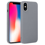 Custodia in silicone con trama intrecciata per iPhone XR