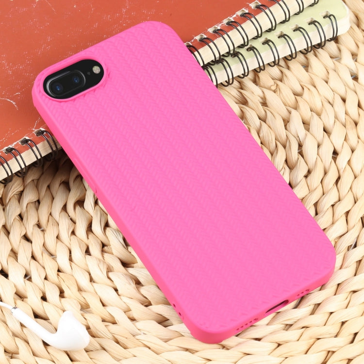 Custodia in silicone con trama intrecciata per iPhone 8 Plus
