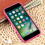Custodia in silicone con trama intrecciata per iPhone 8 Plus