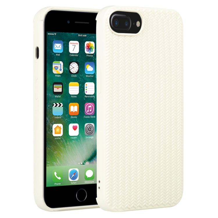 Custodia in silicone con trama intrecciata per iPhone 8 Plus