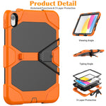 Custodia in silicone con supporto per iPad 10th Gen 10.9 2022