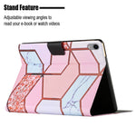 Custodia tablet in pelle marmorizzata per iPad 10.9 2022