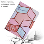 Custodia tablet in pelle marmorizzata per iPad 10.9 2022
