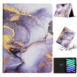 Custodia tablet in pelle marmorizzata per iPad 10.9 2022