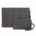 Custodia protettiva antiurto all-inclusive in pelle di pecora con alimentatore, For Microsoft Surface Pro 9 / Surface Pro 10