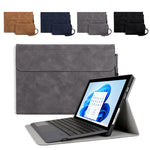 Custodia protettiva antiurto all-inclusive in pelle di pecora con alimentatore, For Microsoft Surface Pro 9 / Surface Pro 10