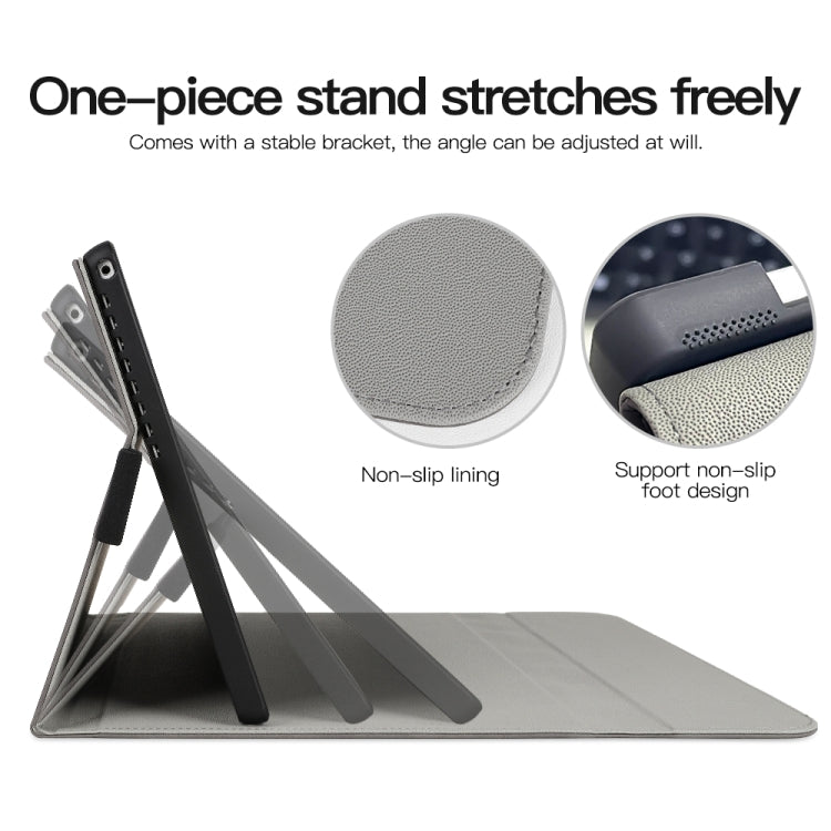 Custodia protettiva antiurto all-inclusive in pelle di pecora con alimentatore, For Microsoft Surface Pro 9 / Surface Pro 10