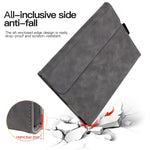 Custodia protettiva antiurto all-inclusive in pelle di pecora con alimentatore, For Microsoft Surface Pro 9 / Surface Pro 10