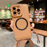 Custodia con cordino magnetico MagSafe per iPhone 12