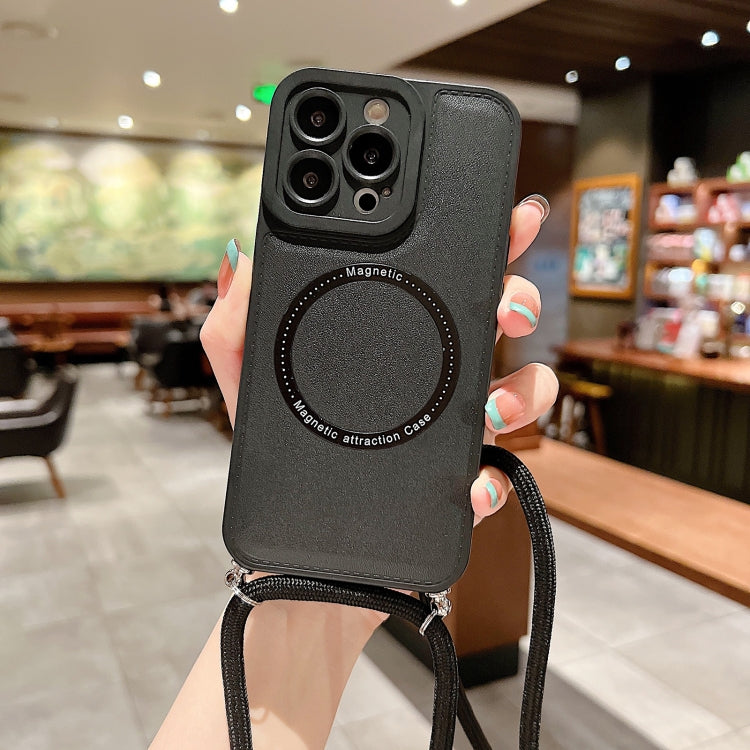 Custodia con cordino magnetico MagSafe per iPhone 12
