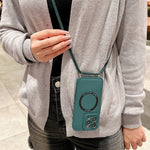 Custodia con cordino magnetico MagSafe per iPhone 12