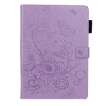 Custodia in pelle flip per iPad Pro 11 con motivo farfalle