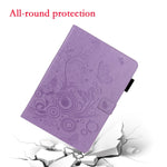 Custodia in pelle flip per iPad Pro 11 con motivo farfalle