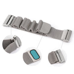 Cinturino metallo magnetico milanese 20mm per Fitbit Versa 3/4