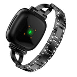 Cinturino in metallo con diamanti per Fitbit Sense
