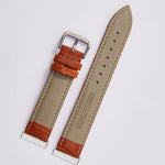 Cinturino in vera pelle con texture coccodrillo per Fitbit Sense