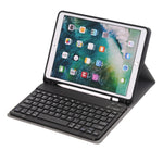 Custodia tablet in pelle con tastiera Bluetooth per iPad