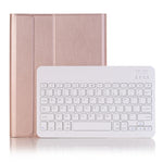 Custodia tablet in pelle con tastiera Bluetooth per iPad
