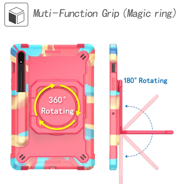 Custodia tablet in silicone e PC per Samsung Galaxy Tab S7 S8