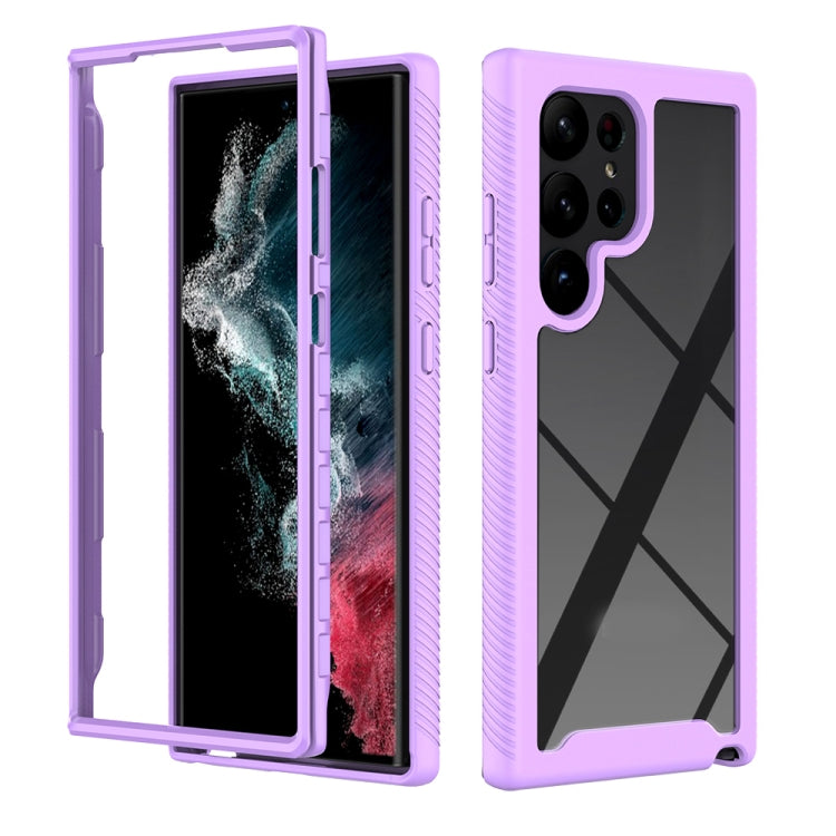 Custodia protettiva trasparente TPU+PC per Samsung Galaxy S23 Ult