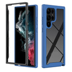 Custodia protettiva trasparente TPU+PC per Samsung Galaxy S23 Ult