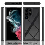 Custodia trasparente doppio strato per Samsung Galaxy S23