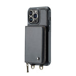 Custodia con cerniera e cordino per iPhone 14 Pro Max