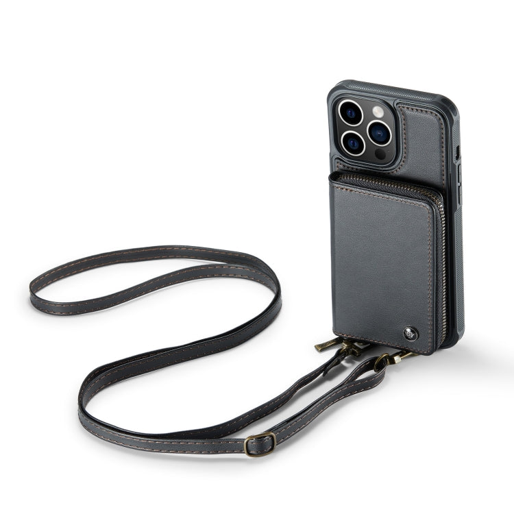 Custodia con cerniera e cordino per iPhone 14 Pro Max