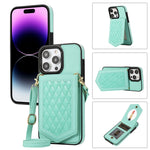 Custodia RFID con cordino e specchio per iPhone 14 Pro Max