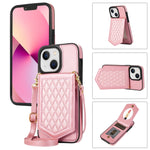 Custodia RFID con cordino e specchio per iPhone 14 Pro Max