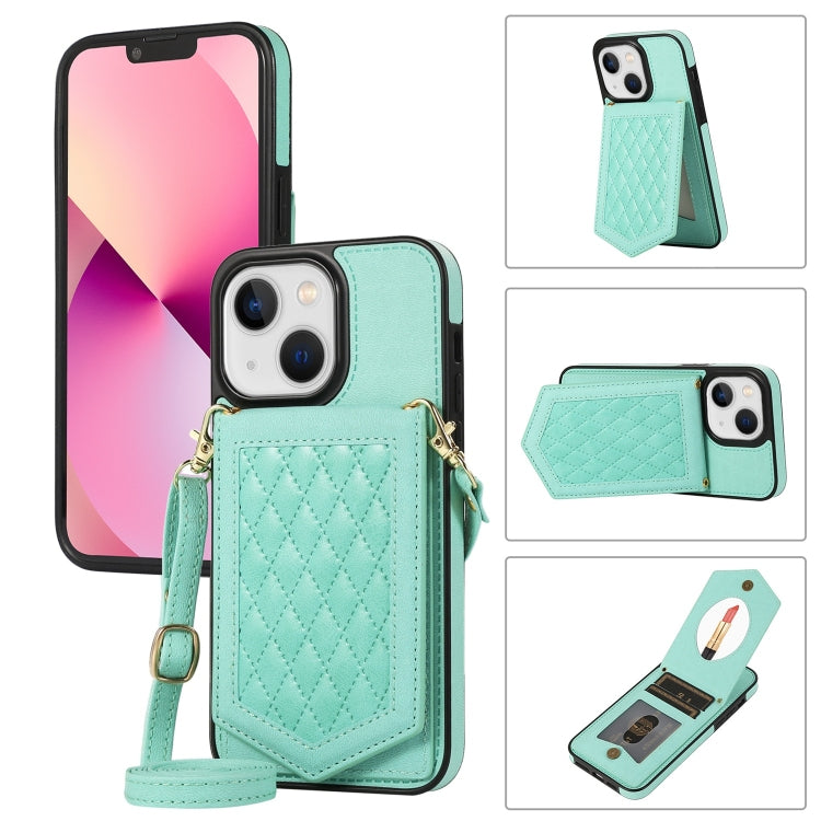 Custodia RFID con cordino e specchio per iPhone 14 Pro Max