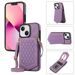 Custodia RFID con cordino e specchio per iPhone 14 Pro Max
