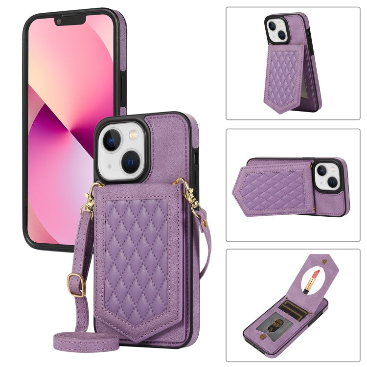 Custodia RFID con cordino e specchio per iPhone 14 Pro Max