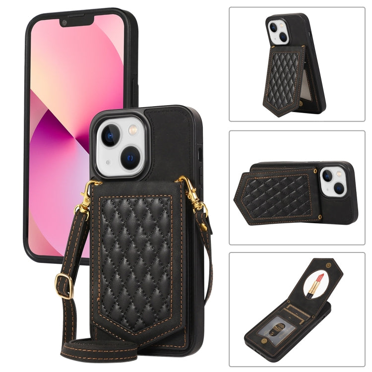 Custodia RFID con cordino e specchio per iPhone 14 Pro Max