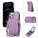 Custodia smartphone RFID con cordino e specchio per iPhone 12 Pro