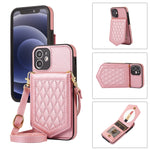 Custodia smartphone RFID con cordino e specchio per iPhone 12 Pro