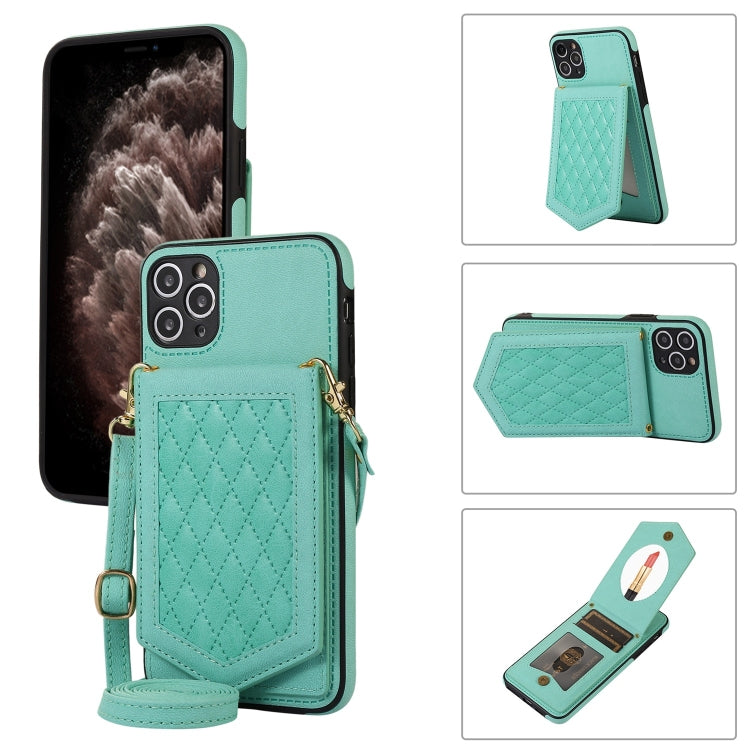Custodia smartphone RFID con cordino e specchio per iPhone 12 Pro