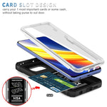 Custodia TPU con fotocamera scorrevole per Xiaomi Poco X3 NFC