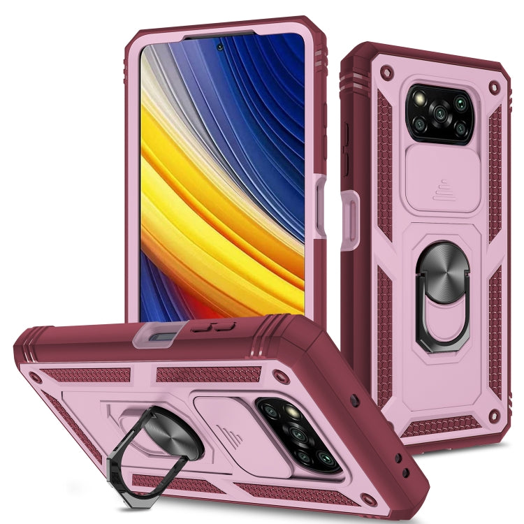 Custodia TPU con fotocamera scorrevole per Xiaomi Poco X3 NFC