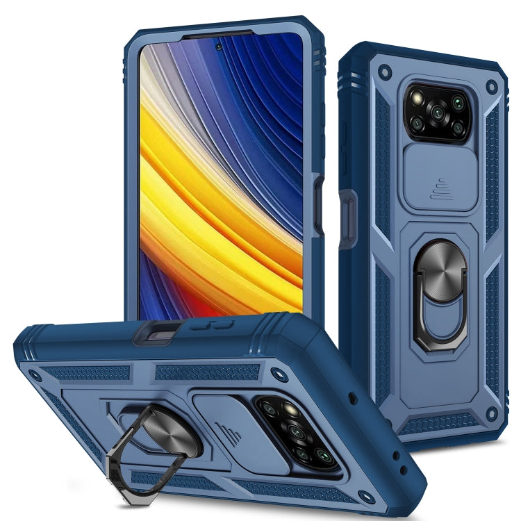 Custodia TPU con fotocamera scorrevole per Xiaomi Poco X3 NFC