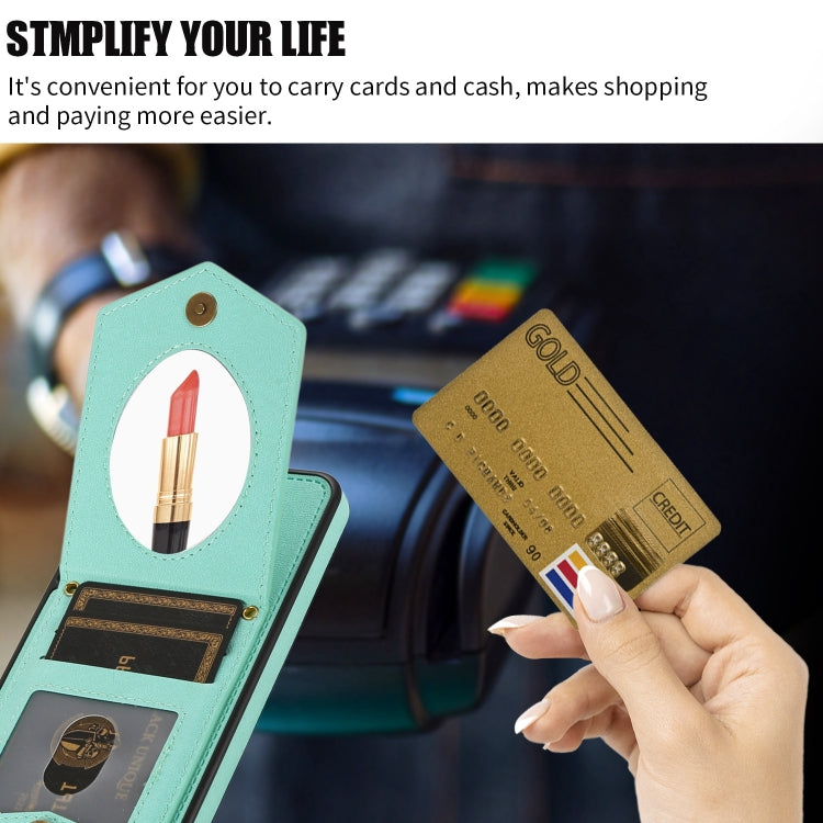 Custodia RFID con specchio per Samsung Galaxy A12 A13 A51 A52